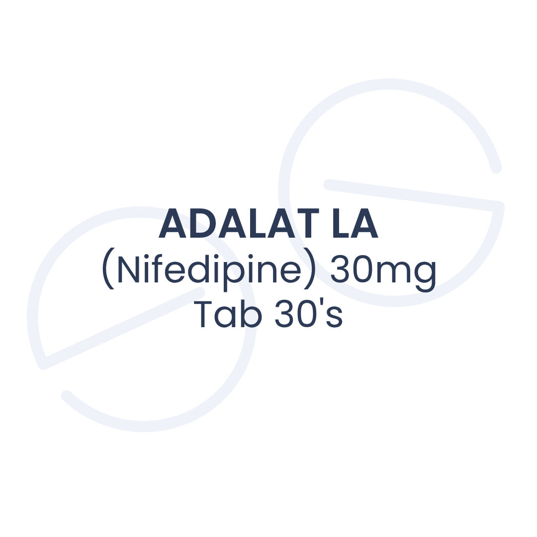 Adalat LA（硝苯地平）30毫克片剂，30片