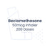 Beclomethasone 50mcg Inhaler 200 Doses