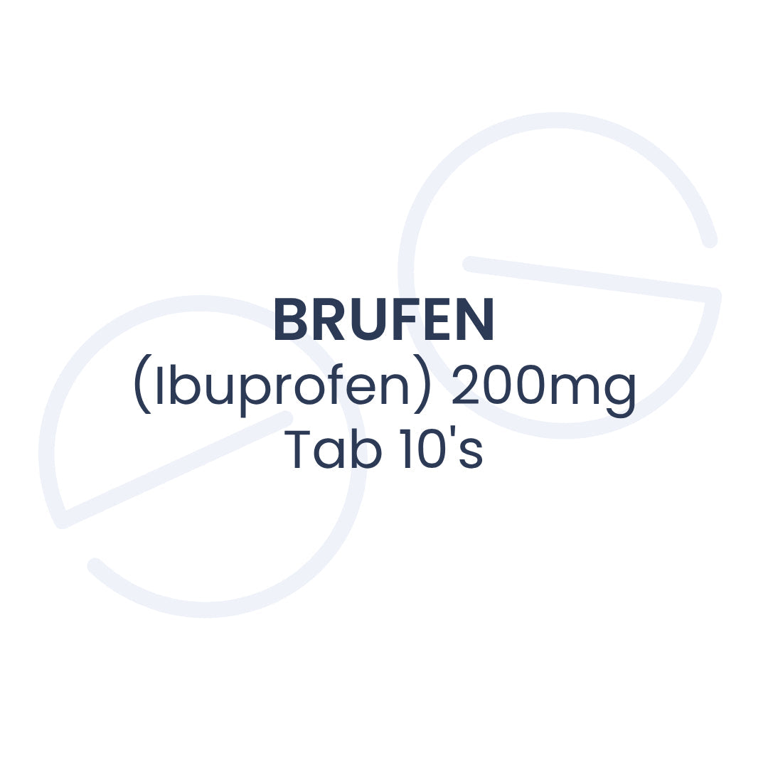布洛芬（BRUFEN）200毫克片剂，10片
