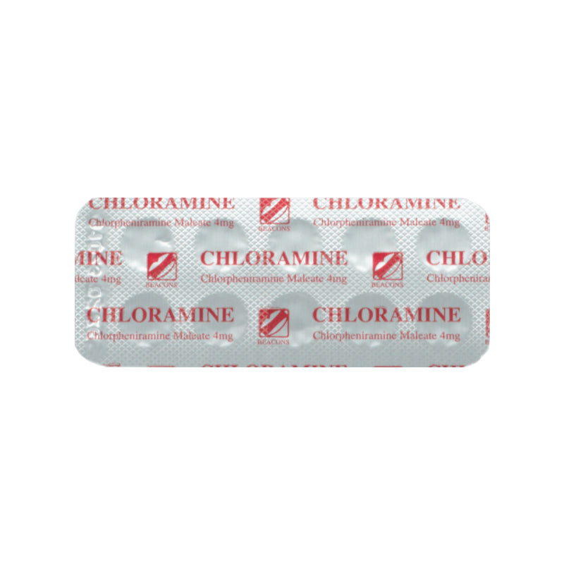 Chlorpheniramine 4mg Tablets 30's Back
