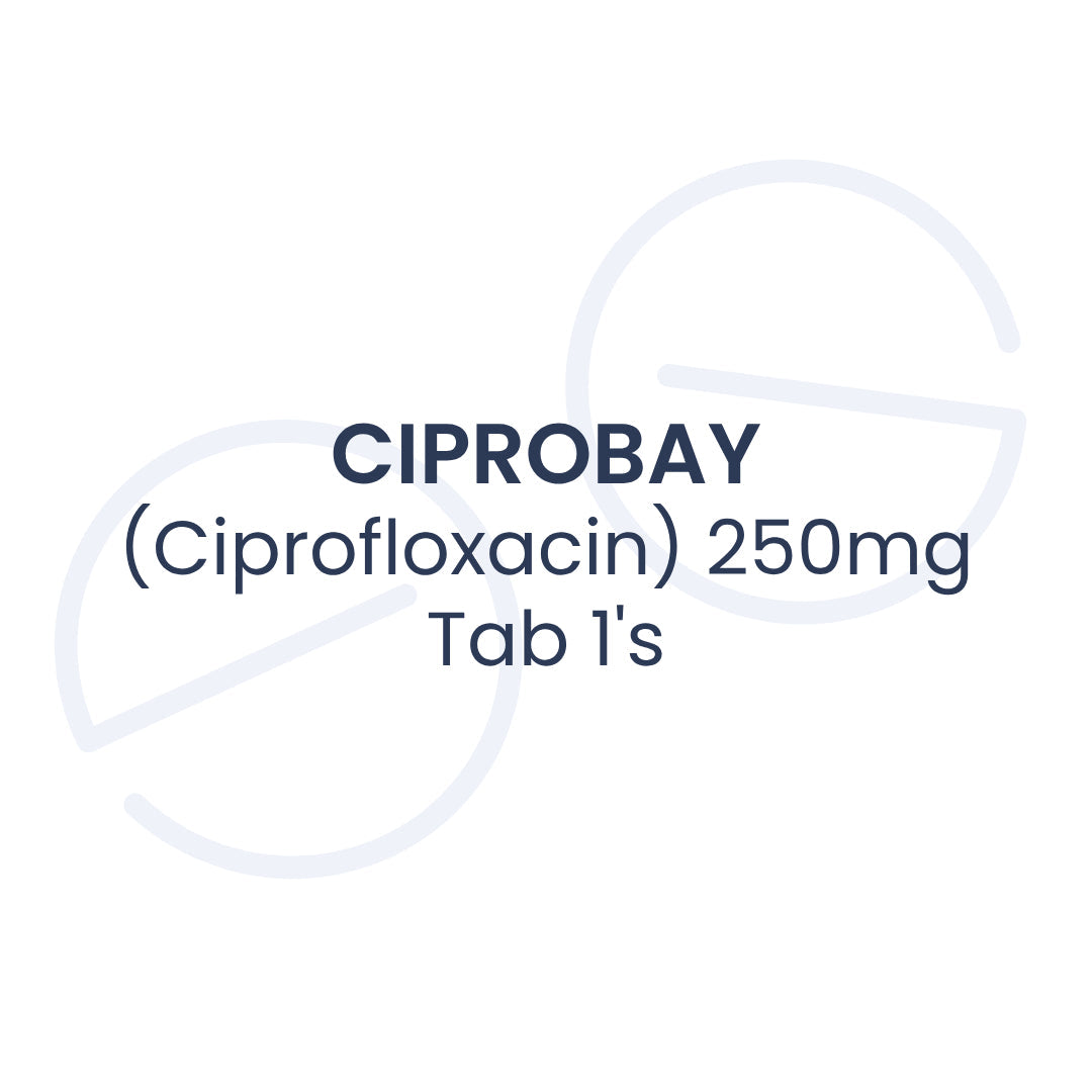 CIPROBAY（环丙沙星）250毫克片剂 1 片