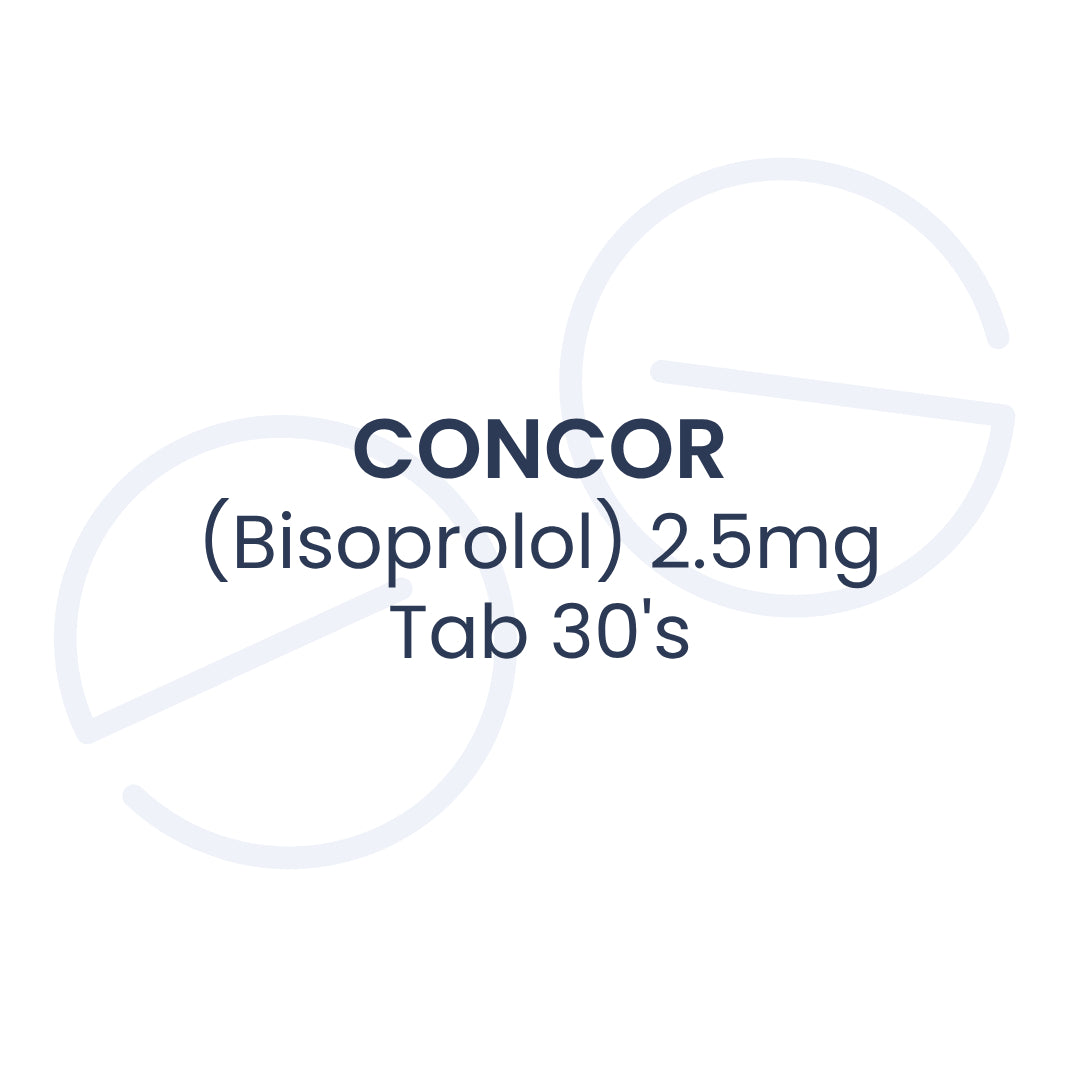 CONCOR（比索洛尔）2.5毫克片剂，30片