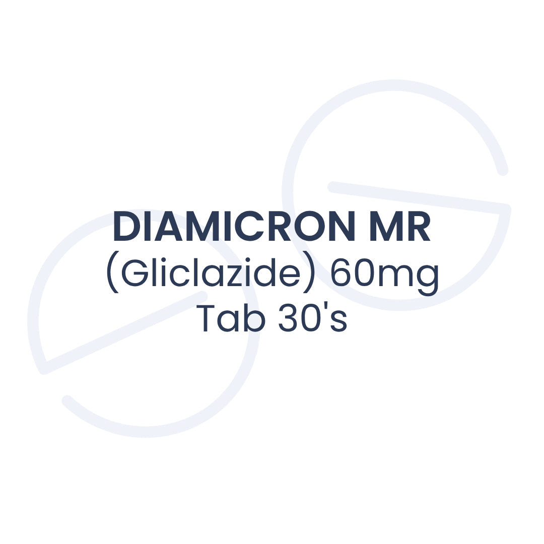 DIAMICRON MR（格列齐特）60毫克片剂，30片