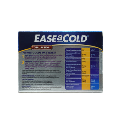 Ease-A-Cold Cough Cold & Flu Day & Night Capsules 24's