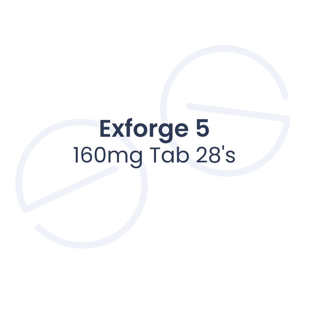 Exforge 5 / 160毫克片剂 28片