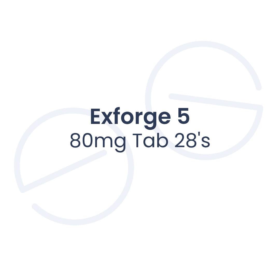 Exforge 5 / 80毫克片剂 28片