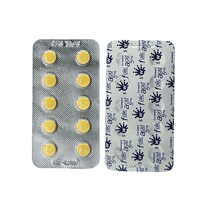 Sunward Folic Acid 5mg Tablets 100's