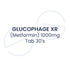 GLUCOPHAGE XR (Metformin) 1000mg Tab 30's