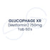 GLUCOPHAGE XR (Metformin) 750mg Tab 60's