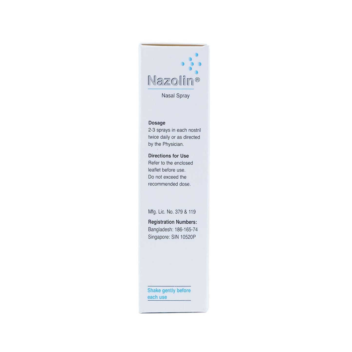 Nazolin Oxymetazoline HCL 0.05% Nasal Spray