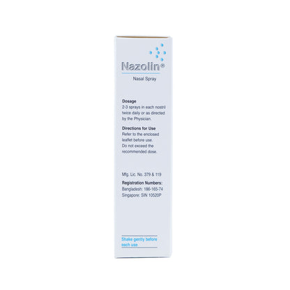 Nazolin Oxymetazoline HCL 0.05% Nasal Spray