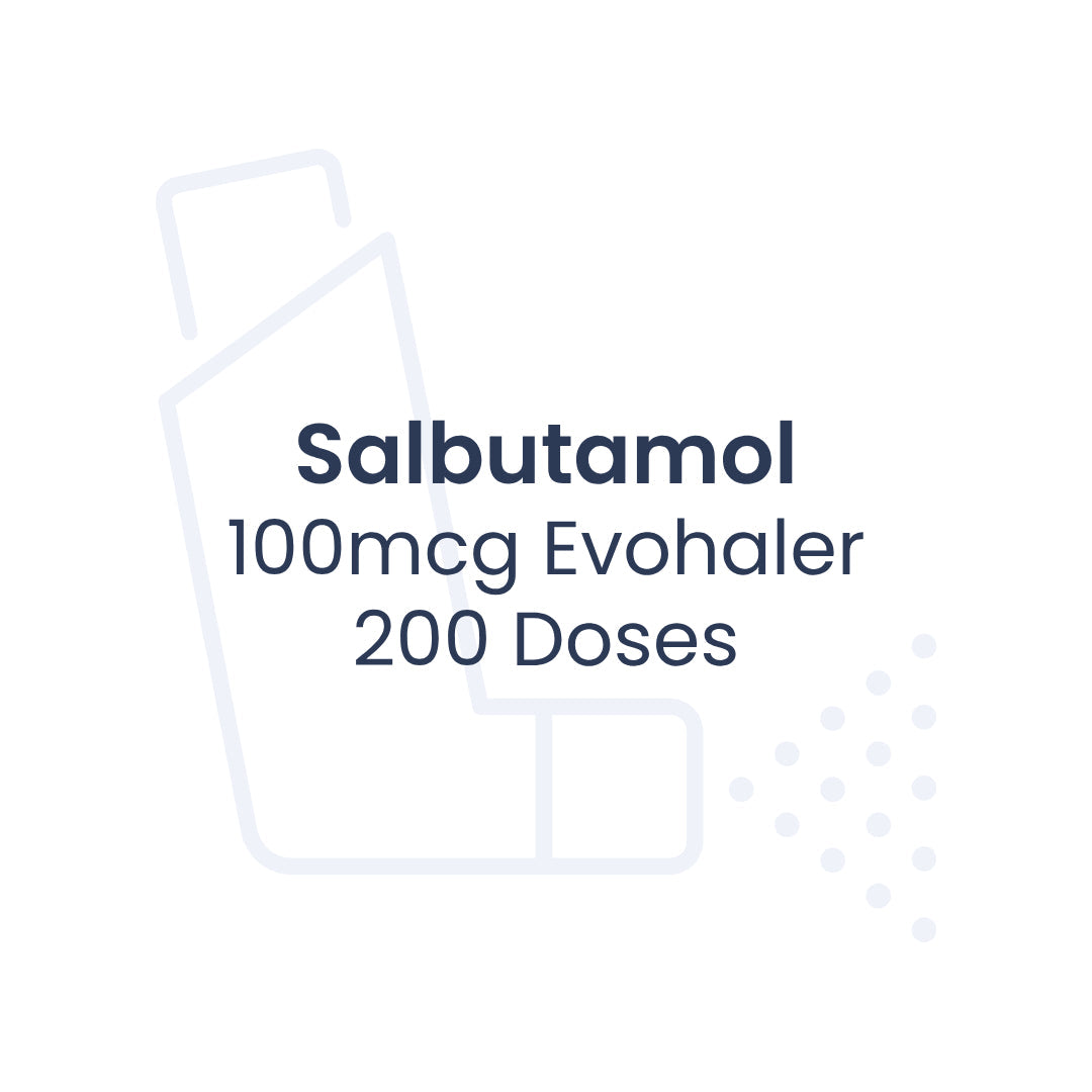 沙丁胺醇 100mcg Evohaler 200 剂量