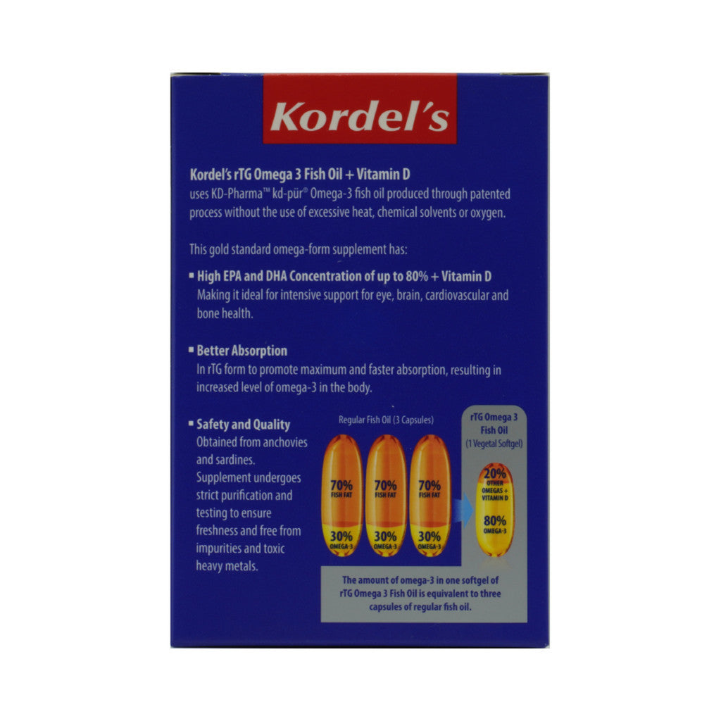 Kordel's rTG Omega 3 + Vitamin D