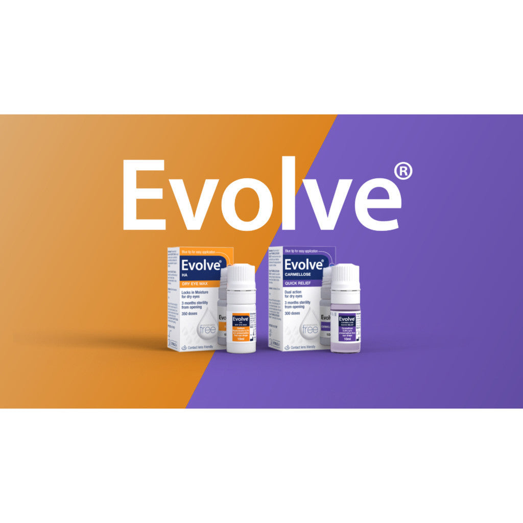 Evolve Quick Relief Carmellose 0.5% Soothing Eye Drops 10ml [Short Expiry: Dec 24]