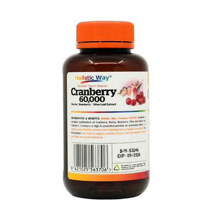 Holistic Way 蔓越莓胶囊 60,000mg 60 粒