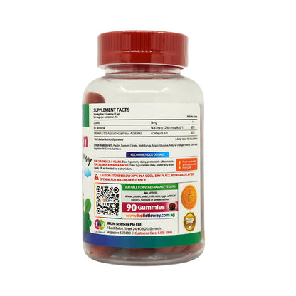 Holistic Way Kids Eye Lutein Gummies 90's