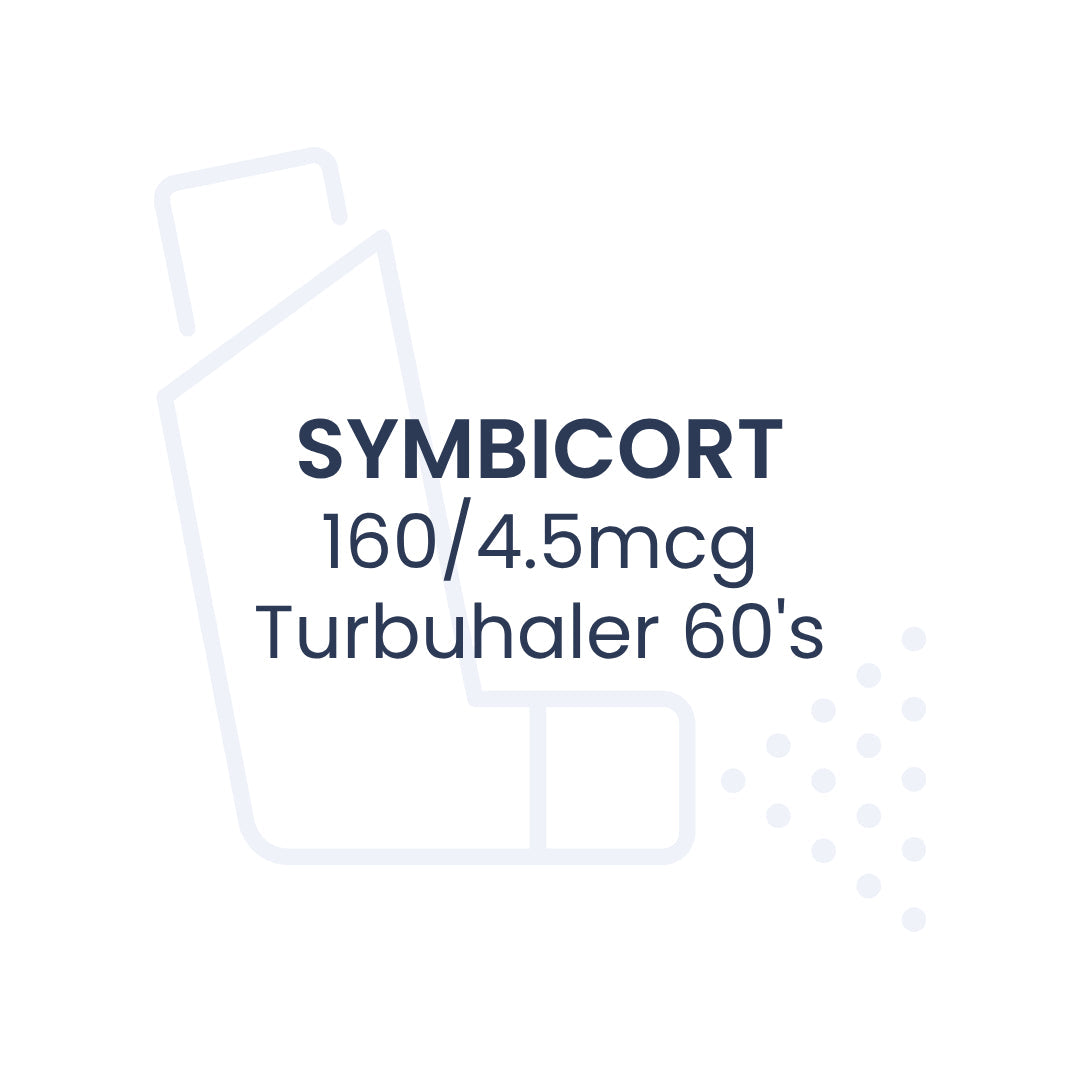 SYMBICORT 160/4.5mcg 都保吸入器 60 片
