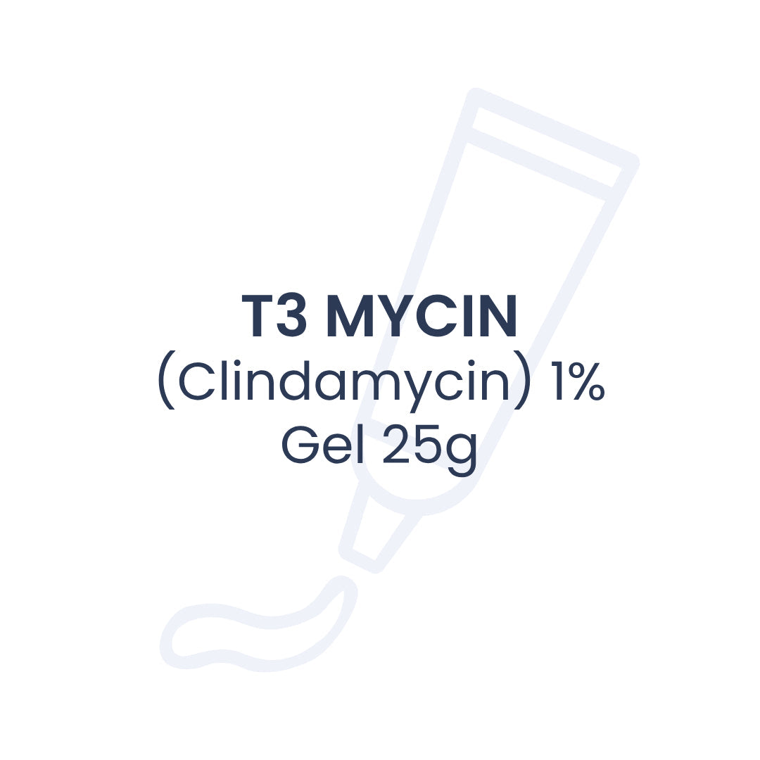 T3 MYCIN（克林霉素）1%凝胶 25克