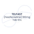 TELFAST (Fexofenadine) 180mg Tab 10's