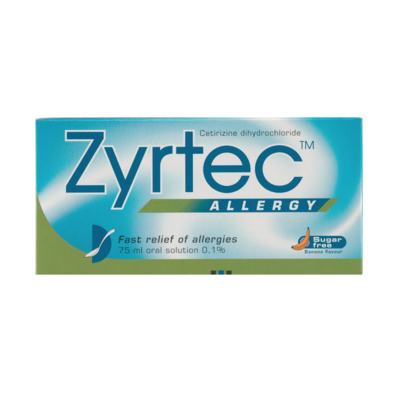Zyrtec 西替利嗪 1mg/ml 溶液 75ml