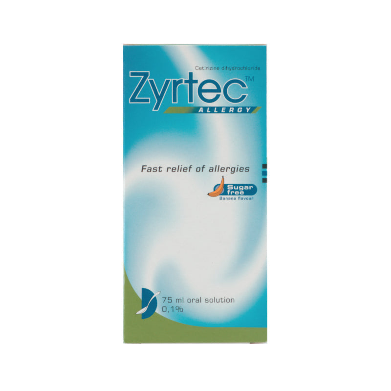 Zyrtec 西替利嗪 1mg/ml 溶液 75ml