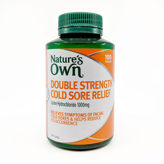 Nature's Own Double Strength Cold Sore Relief Tablets 100's