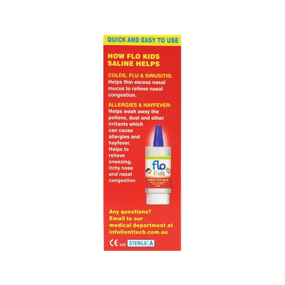 Flo Kids Saline Nasal Spray 15ml