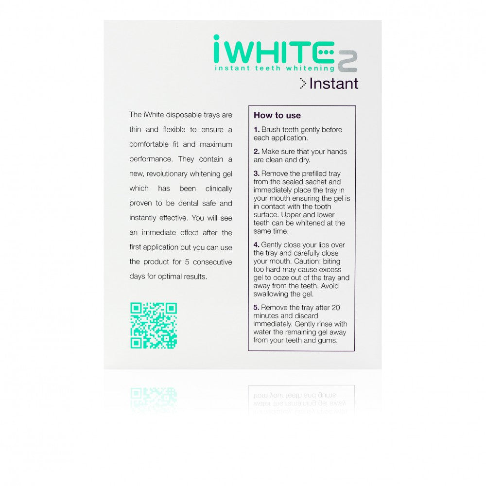 iWhite 2 即时牙齿美白套件 10 托盘