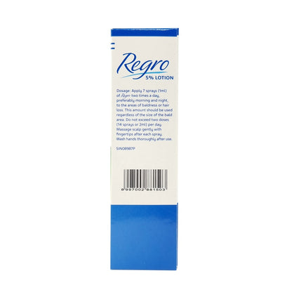 ReGro Minoxidil 5% Hair Lotion 80ml