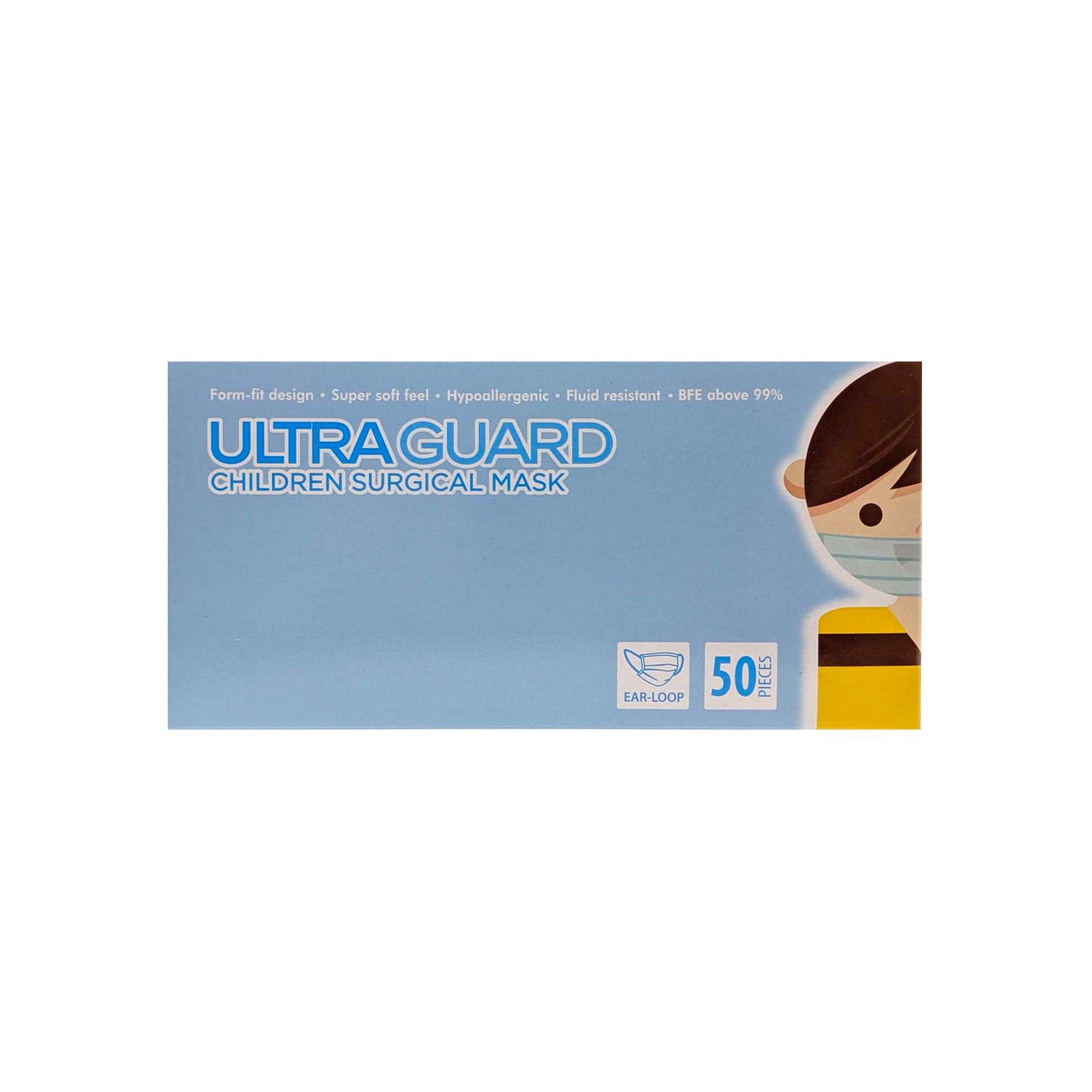 Ultra Guard Children 3-ply Surgical Face Mask 50's